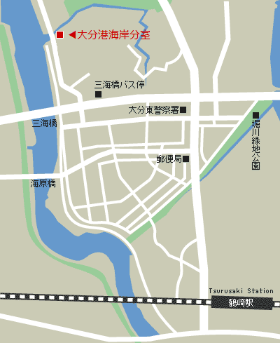 別府港湾・空港整備事務所 地図